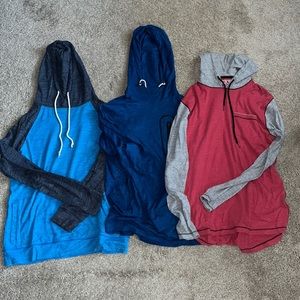 Combo (3) Mens Medium Hoodies